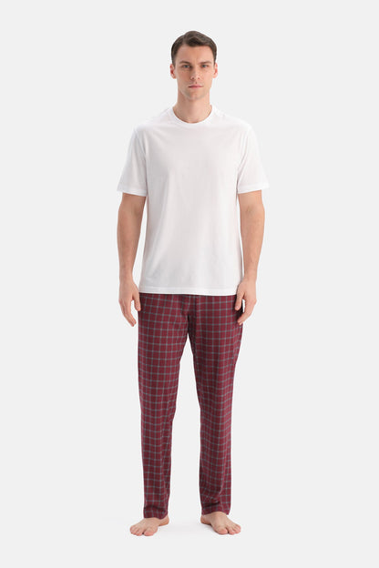 Düz Paça Pamuk Modal Ikili Pantolon