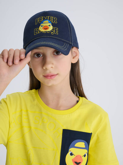 Fenerbahçe Lacivert Yellow Çocuk Şapka