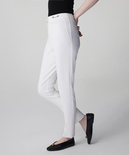 Metal Aksesuarlı Skinny Fit Pantolon
