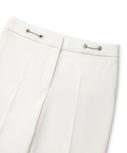 Metal Aksesuarlı Skinny Fit Pantolon