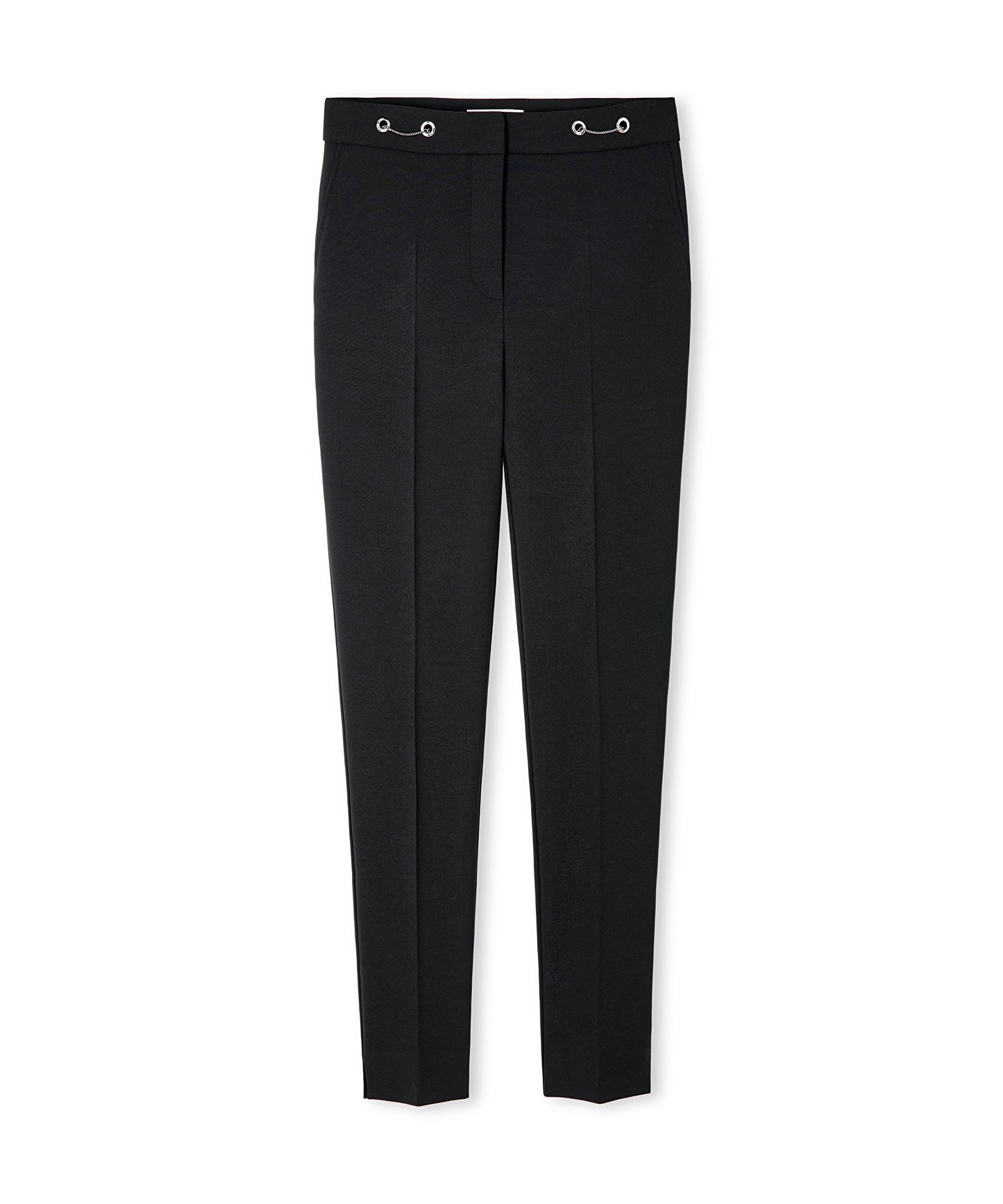 Metal Aksesuarlı Skinny Fit Pantolon