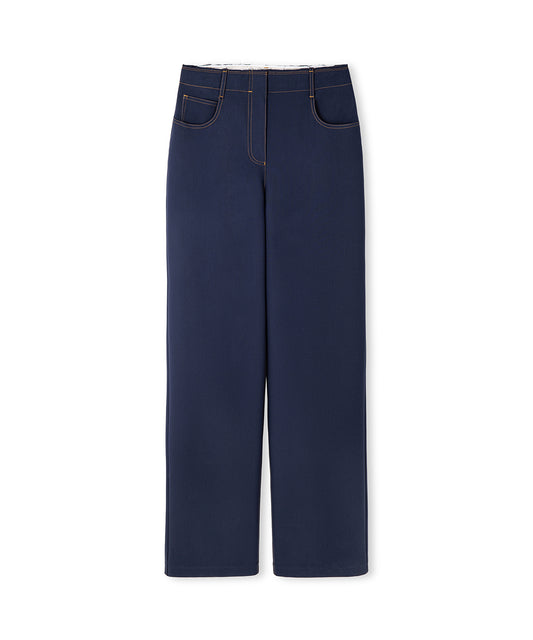 Kemerli Wide Leg Pantolon