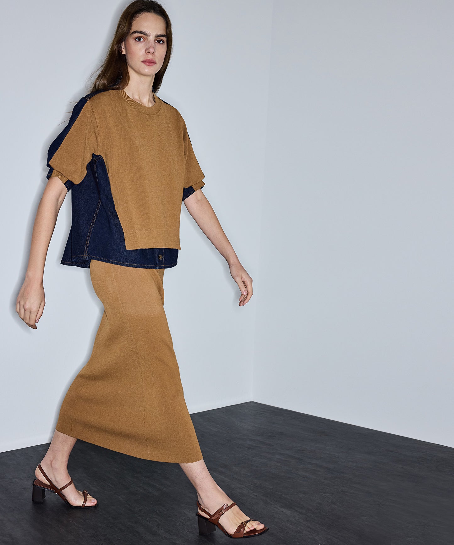 Denim Mix Colorblock Etek