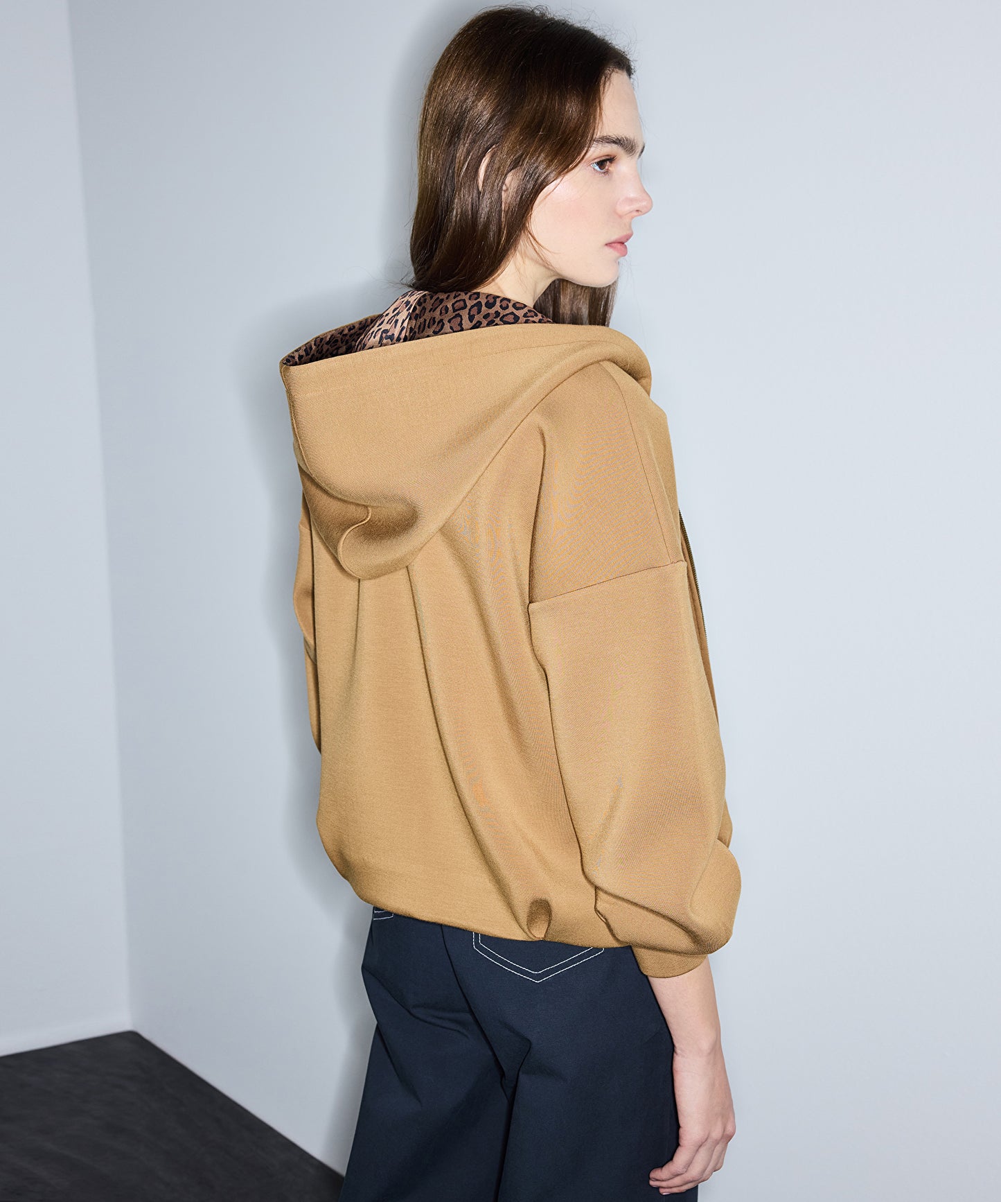 Fular Efektli Sweatshirt