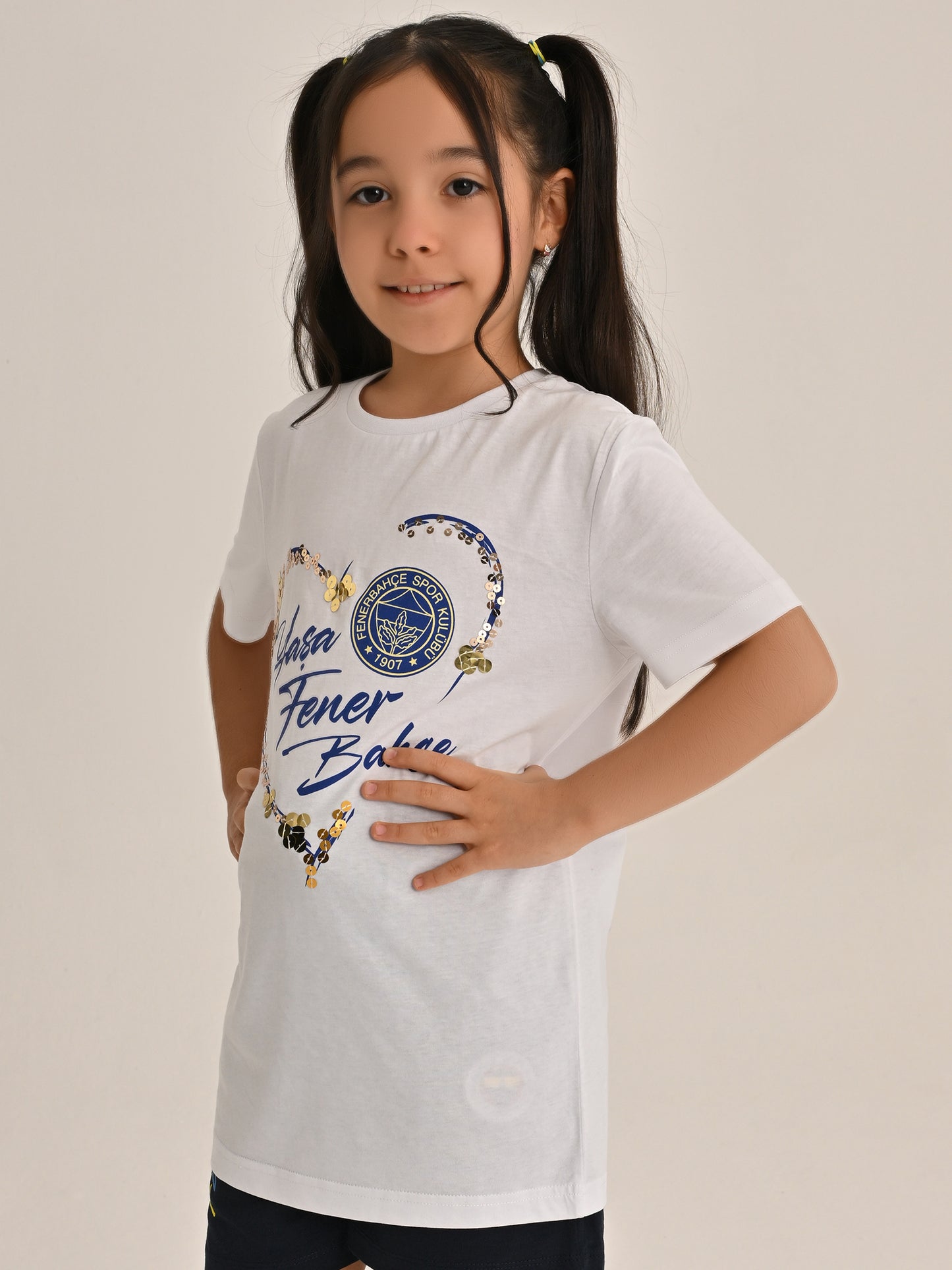 Fenerbahçe Beyaz Tribün Yaşa Fenerbahçe Varak Çocuk Tshirt