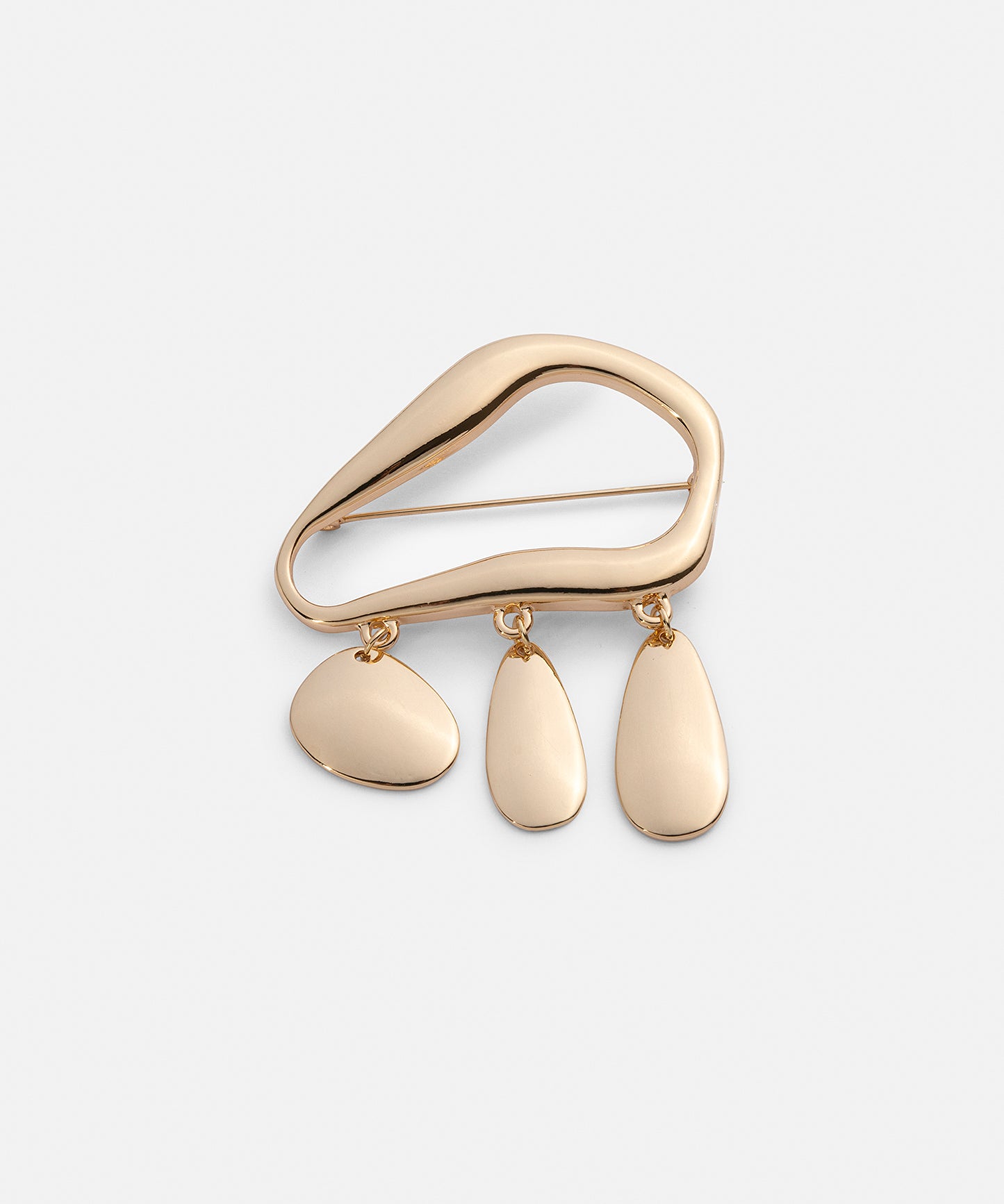 Sallantılı Metal Broş