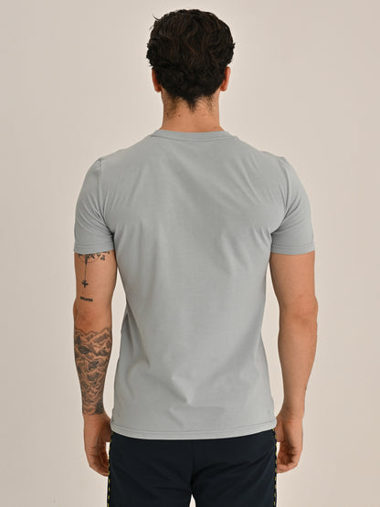 Fenerbahçe Gri Tribün Katmanlı Logo Erkek Tshirt