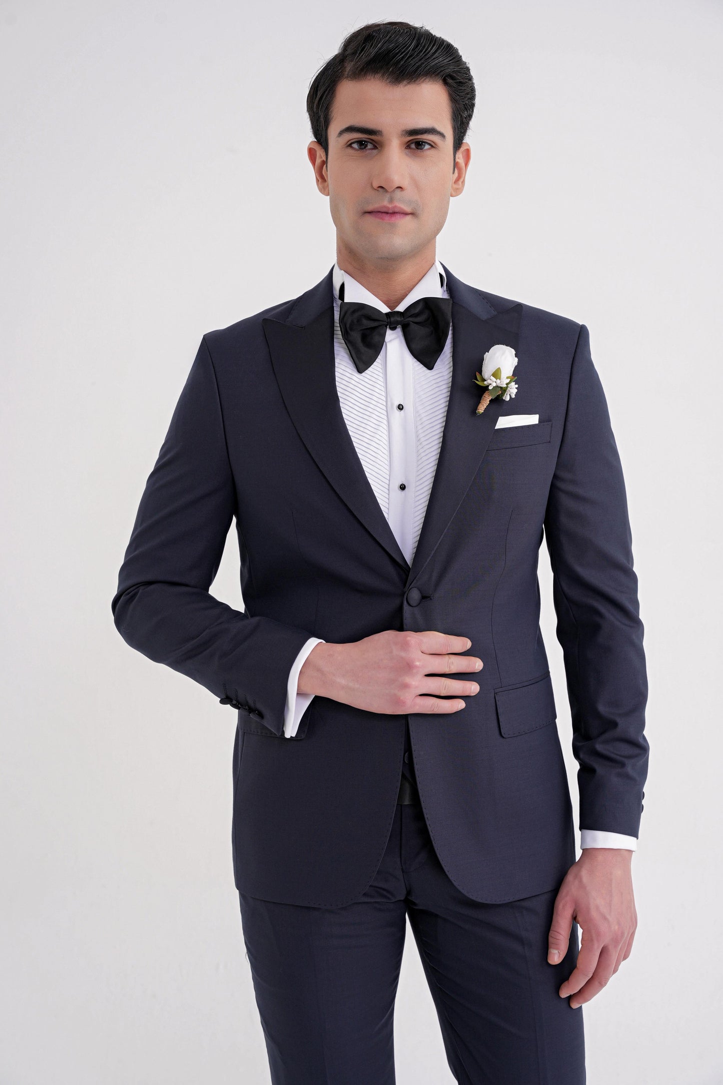 Black 077 Takim Slim Lacivert