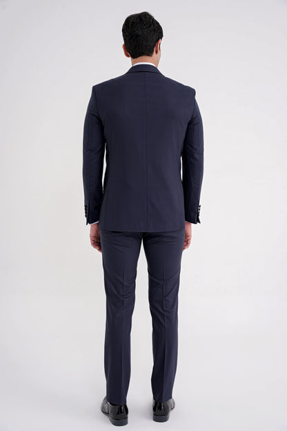 Black 077 Takim Slim Lacivert