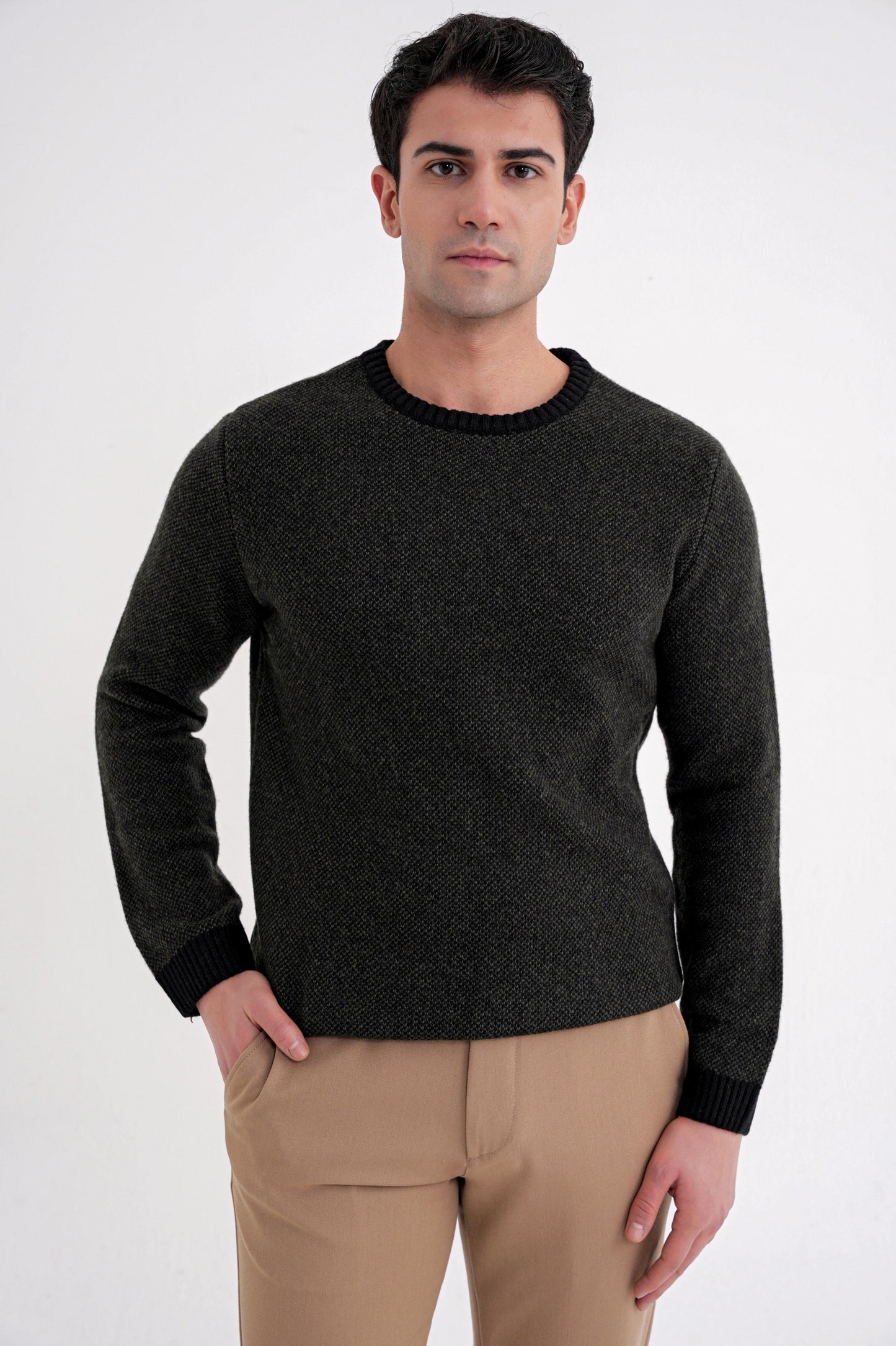 Tr 890 Triko Slim Siyah-haki