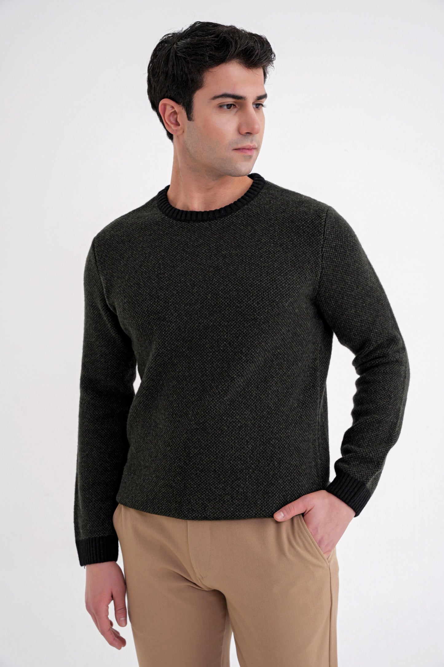 Tr 890 Triko Slim Siyah-haki