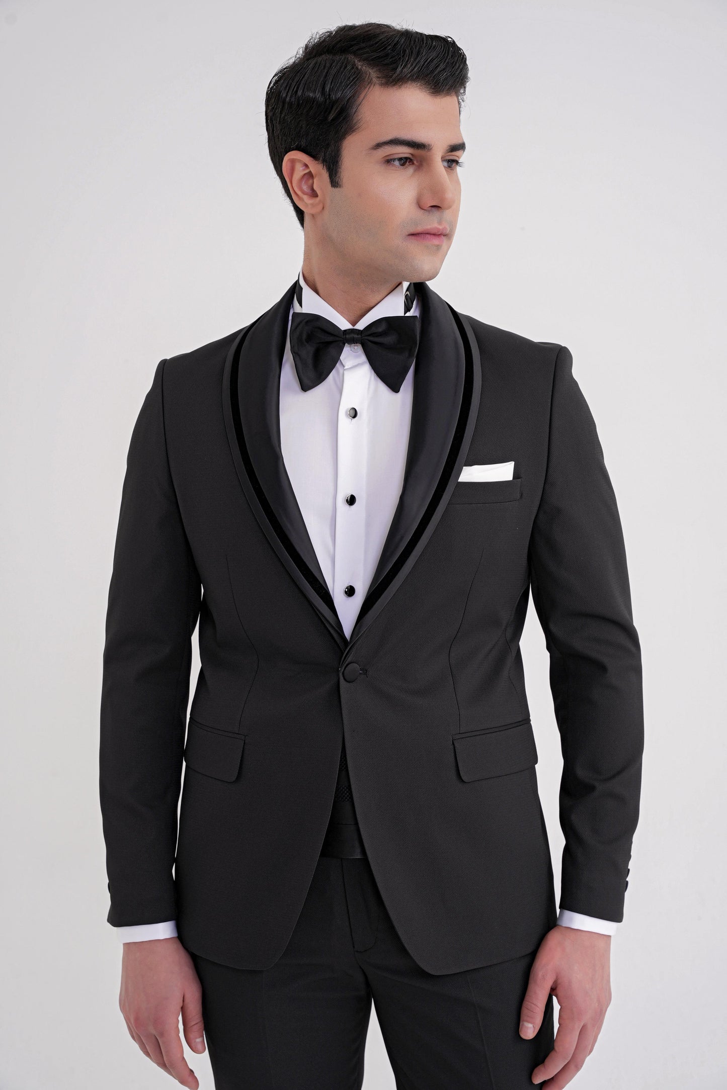 Black 073 Takim Slim Siyah