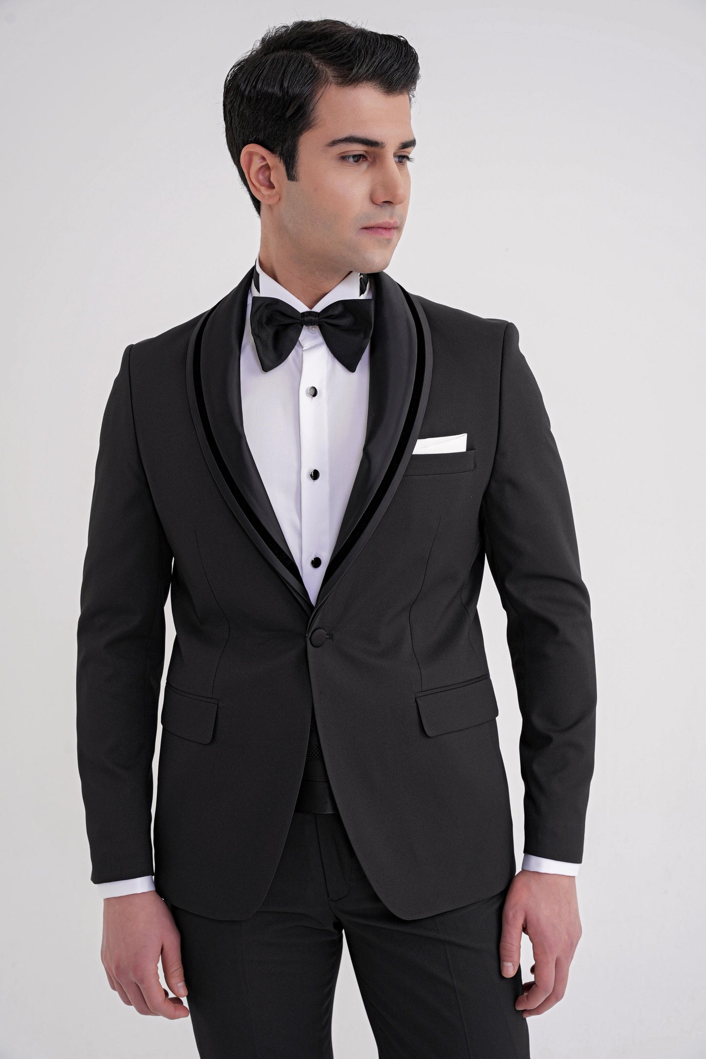 Black 073 Takim Slim Siyah