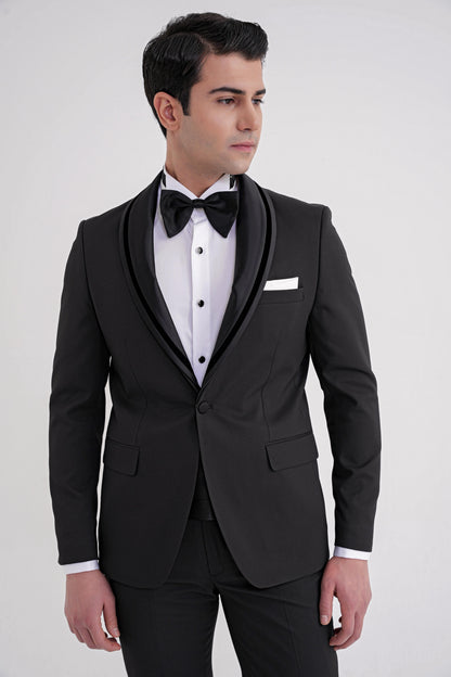 Black 073 Takim Slim Siyah