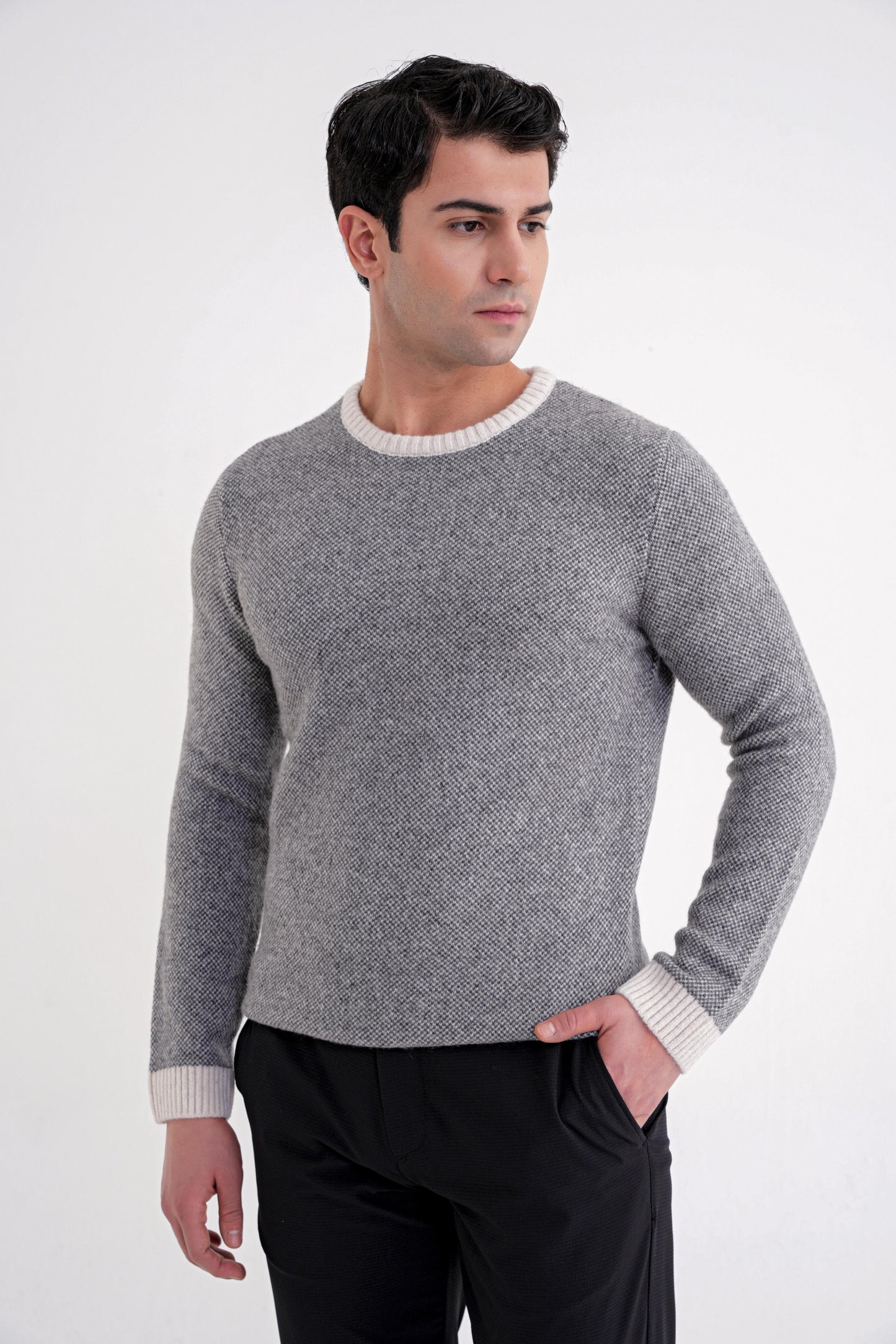 Tr 890 Triko Slim Ekru-gri