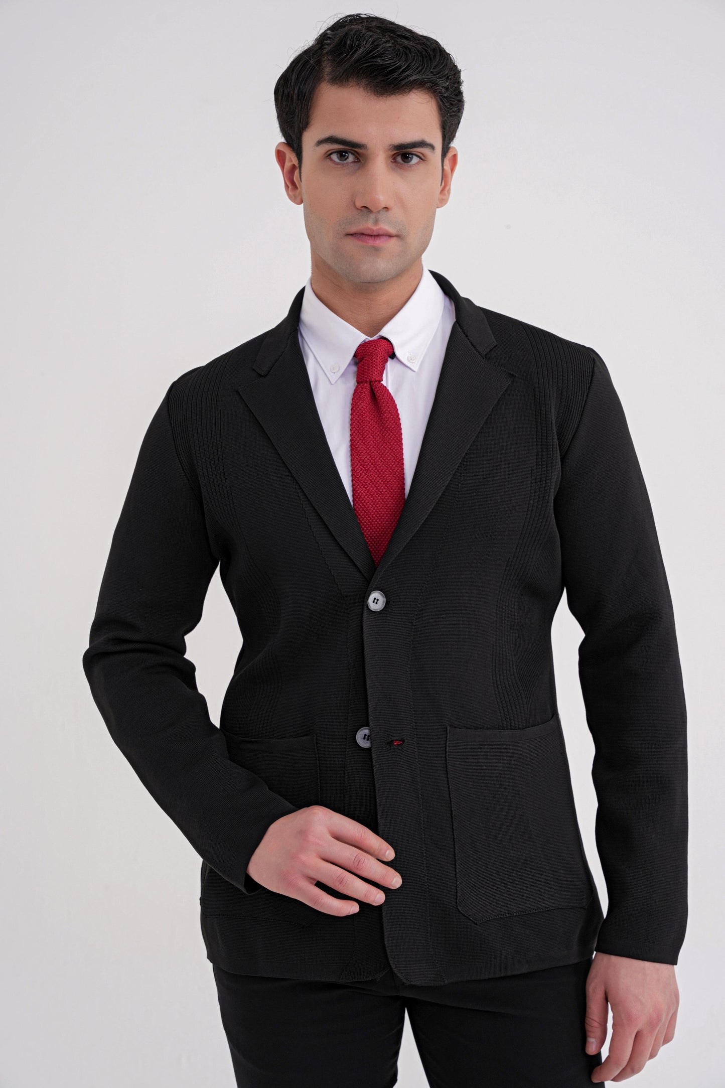 Triko Ceket 04 Comfort Siyah