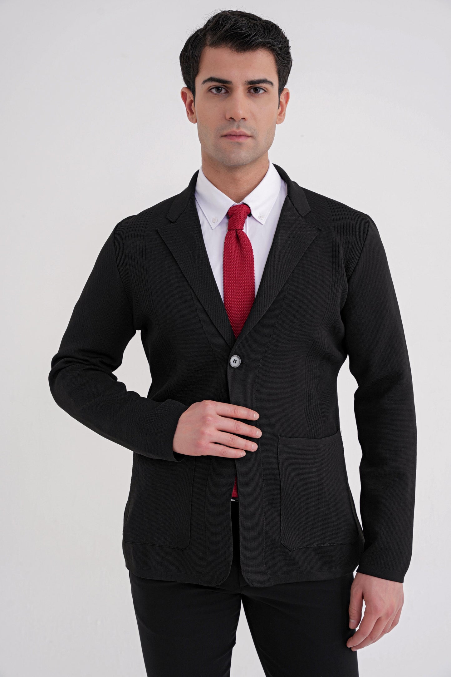 Triko Ceket 04 Comfort Siyah