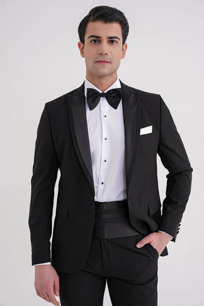 Black 085 Takim Slim Siyah