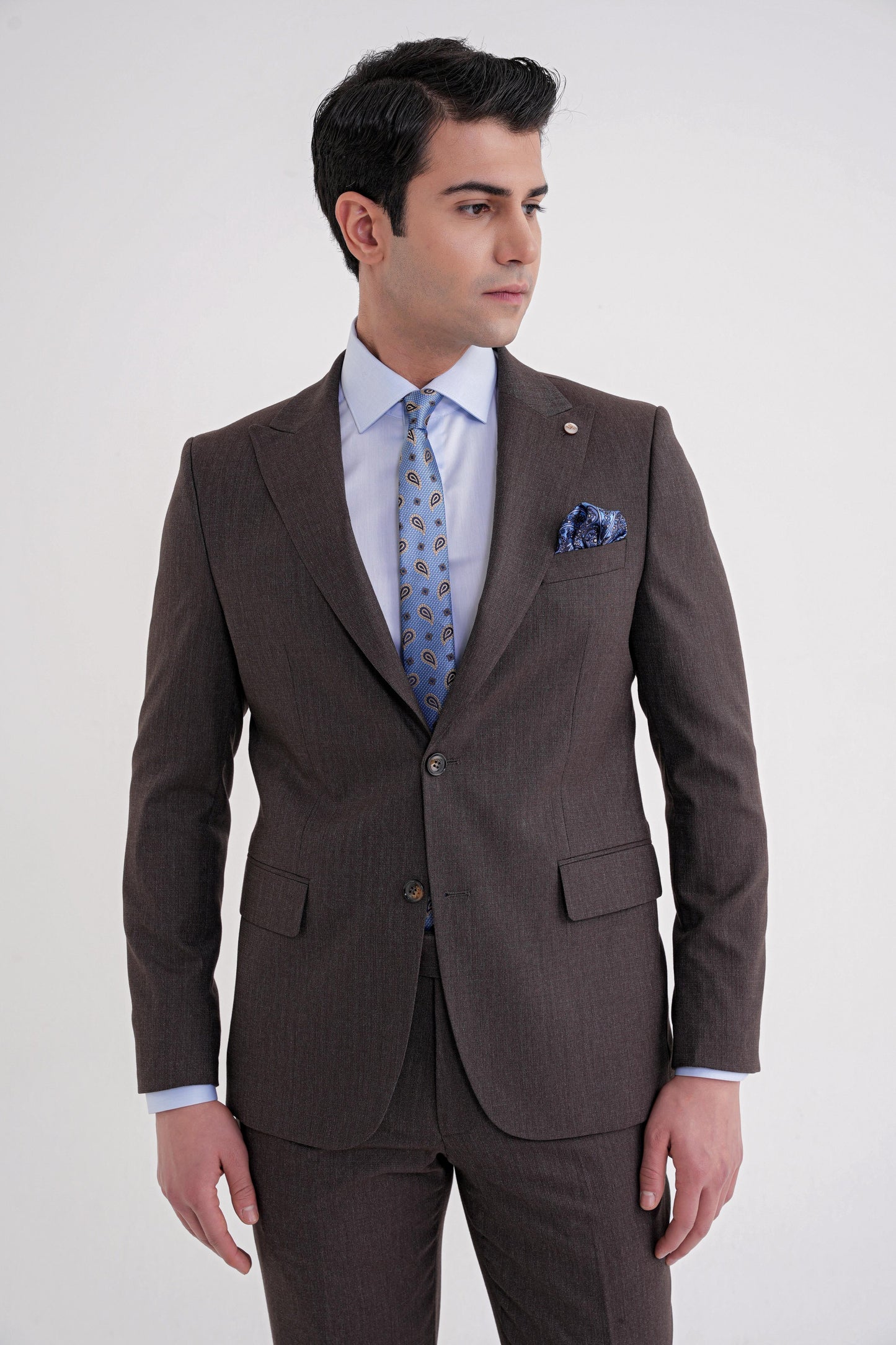 Tk 939 Takim Slim Kahverengi