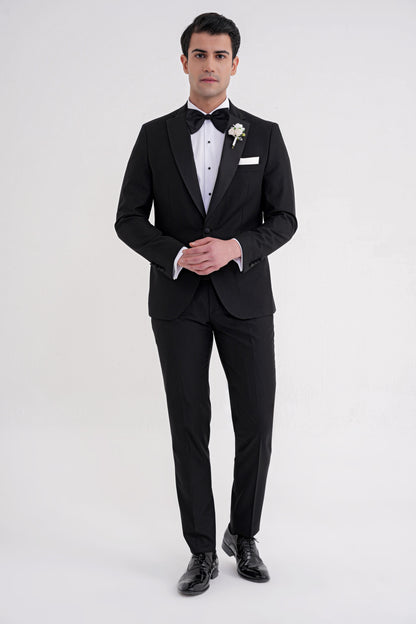 032 Slim Fit Siyah Altro Takım Elbise