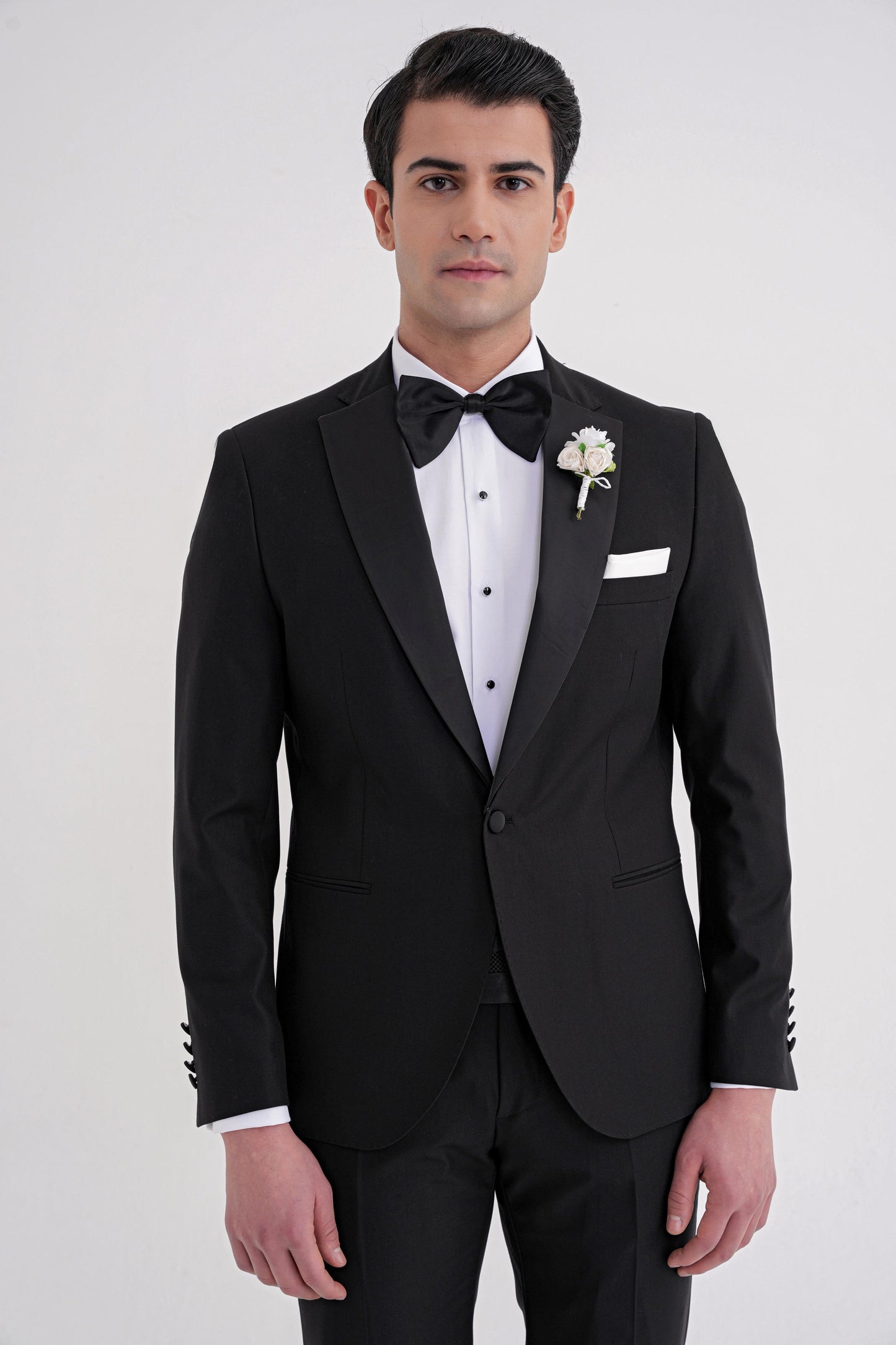 032 Slim Fit Siyah Altro Takım Elbise