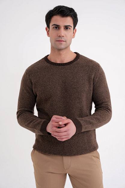 Tr 890 Triko Slim Kahverengi-vizon