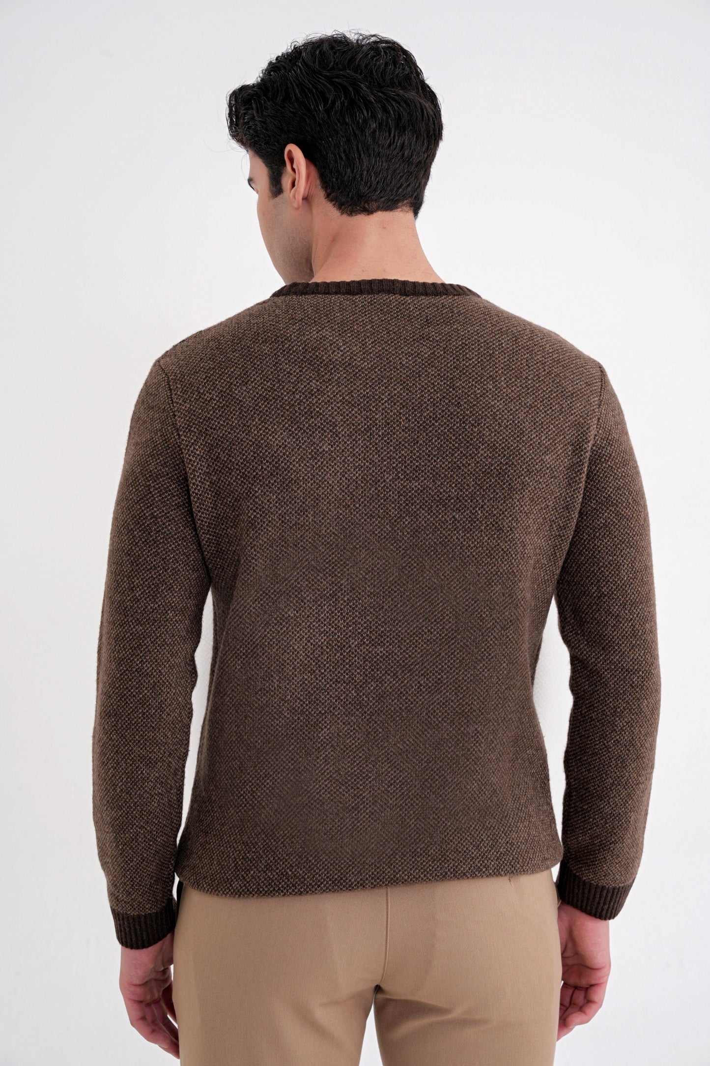 Tr 890 Triko Slim Kahverengi-vizon