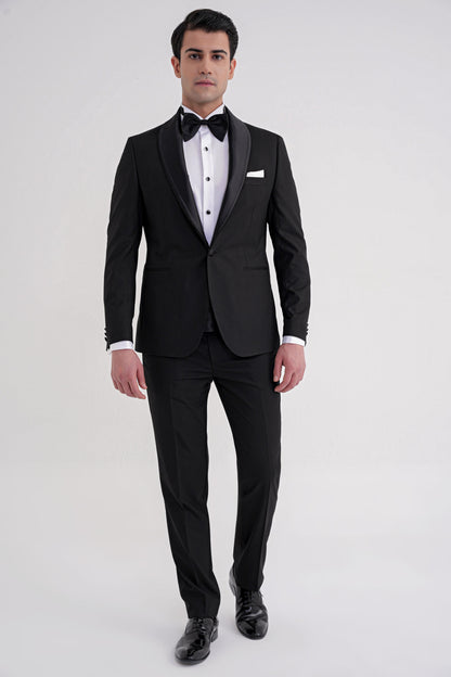 Black 086 Takim Slim Siyah Klasik