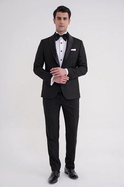 Black 086 Takim Slim Siyah Klasik