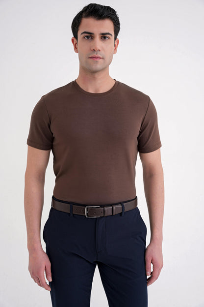 Ts 885 T-shirt Comfort Kakao Casual
