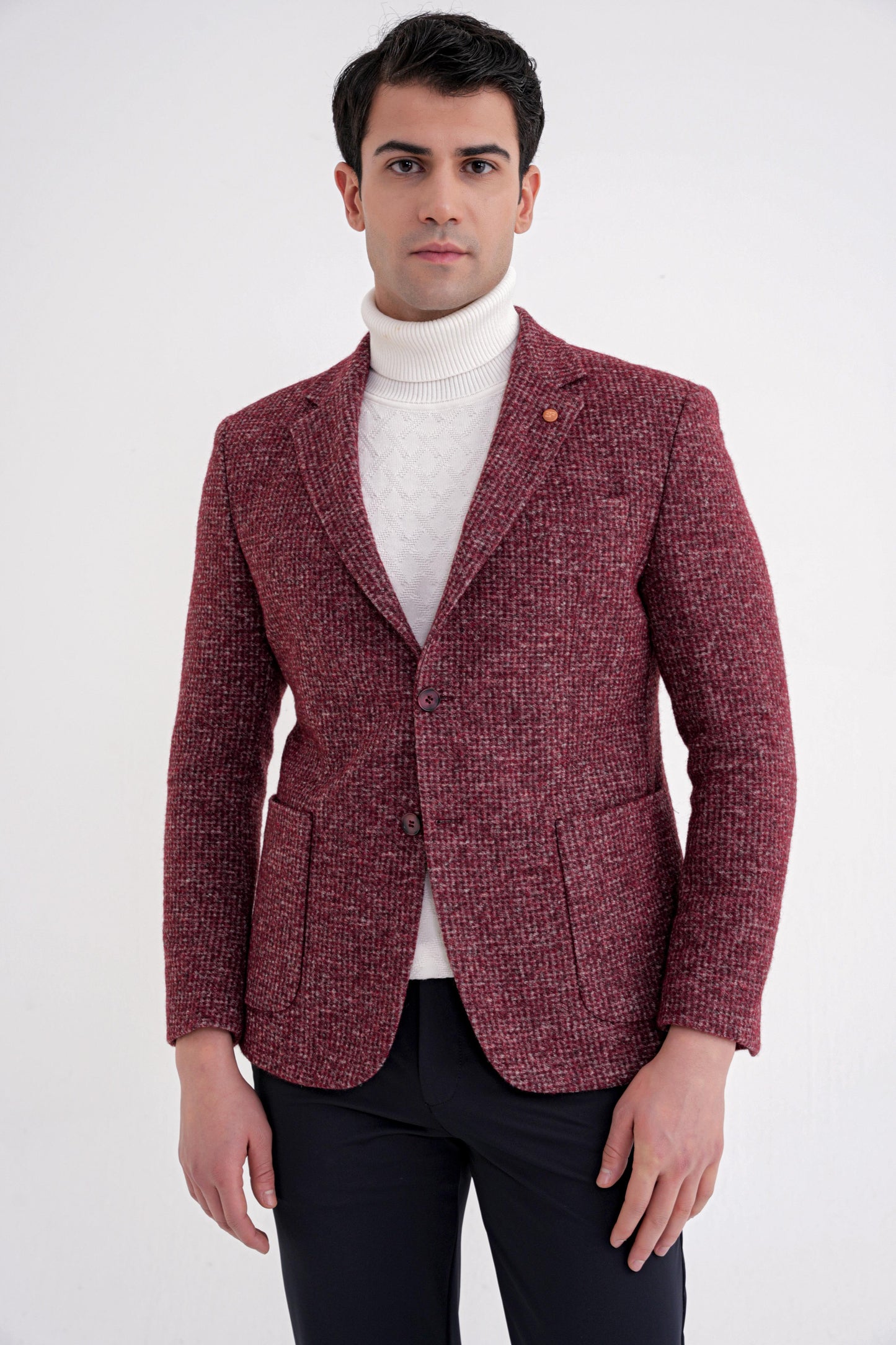 C 729 Ceket Comfort Bordo