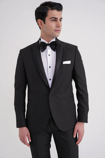 Black 083 Ef Takim Slim Siyah