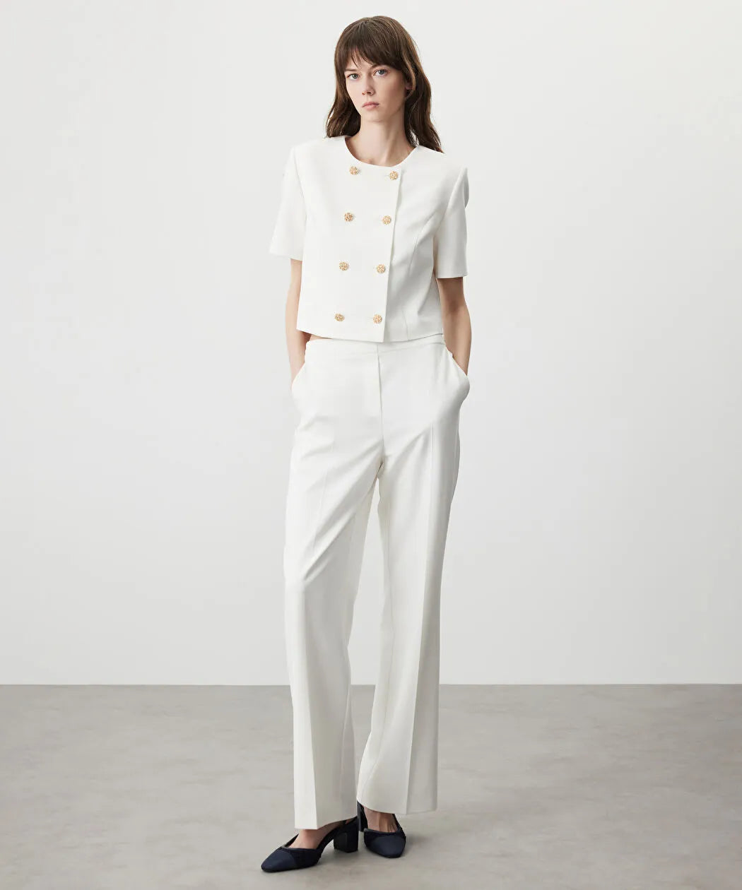 Wide Leg Fit Pantolon
