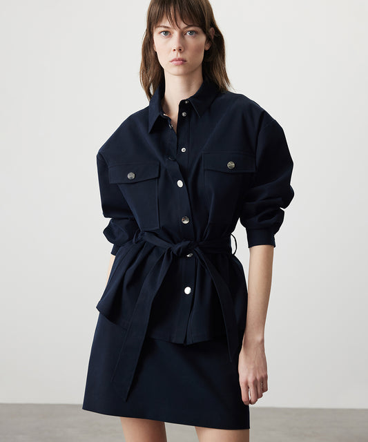 Kuşaklı Gömlek Ceket