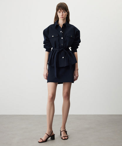 Kuşaklı Gömlek Ceket