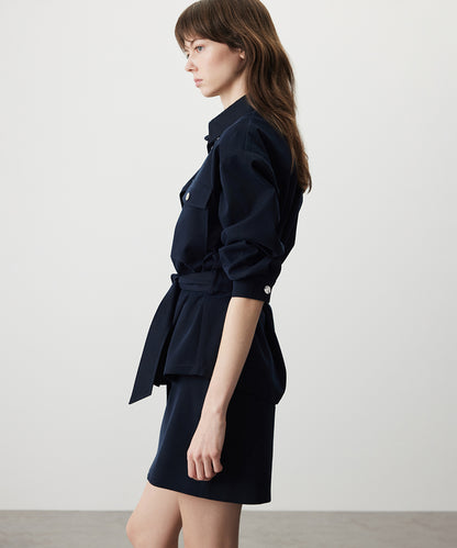 Kuşaklı Gömlek Ceket