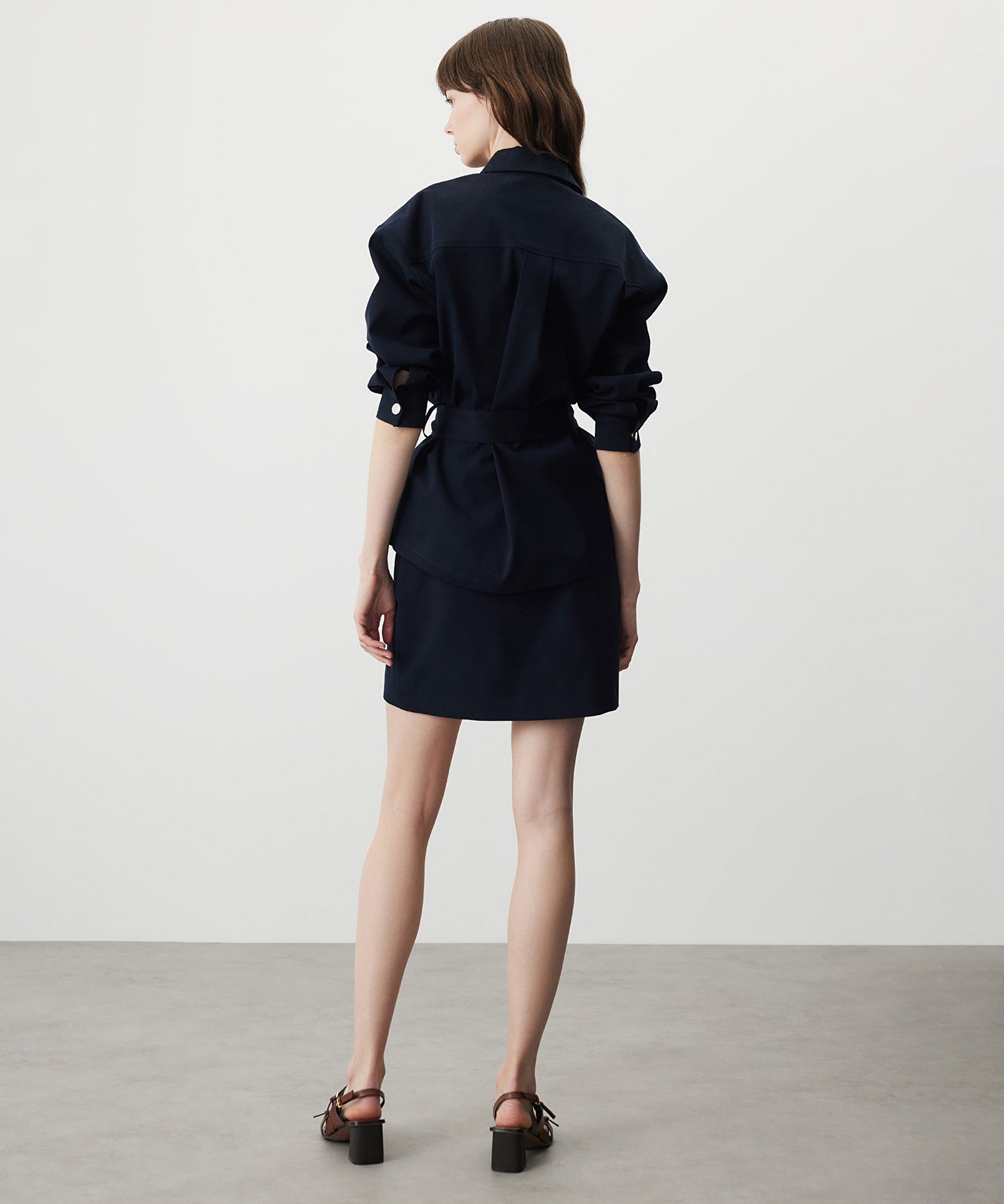 Kuşaklı Gömlek Ceket