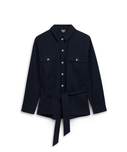 Kuşaklı Gömlek Ceket