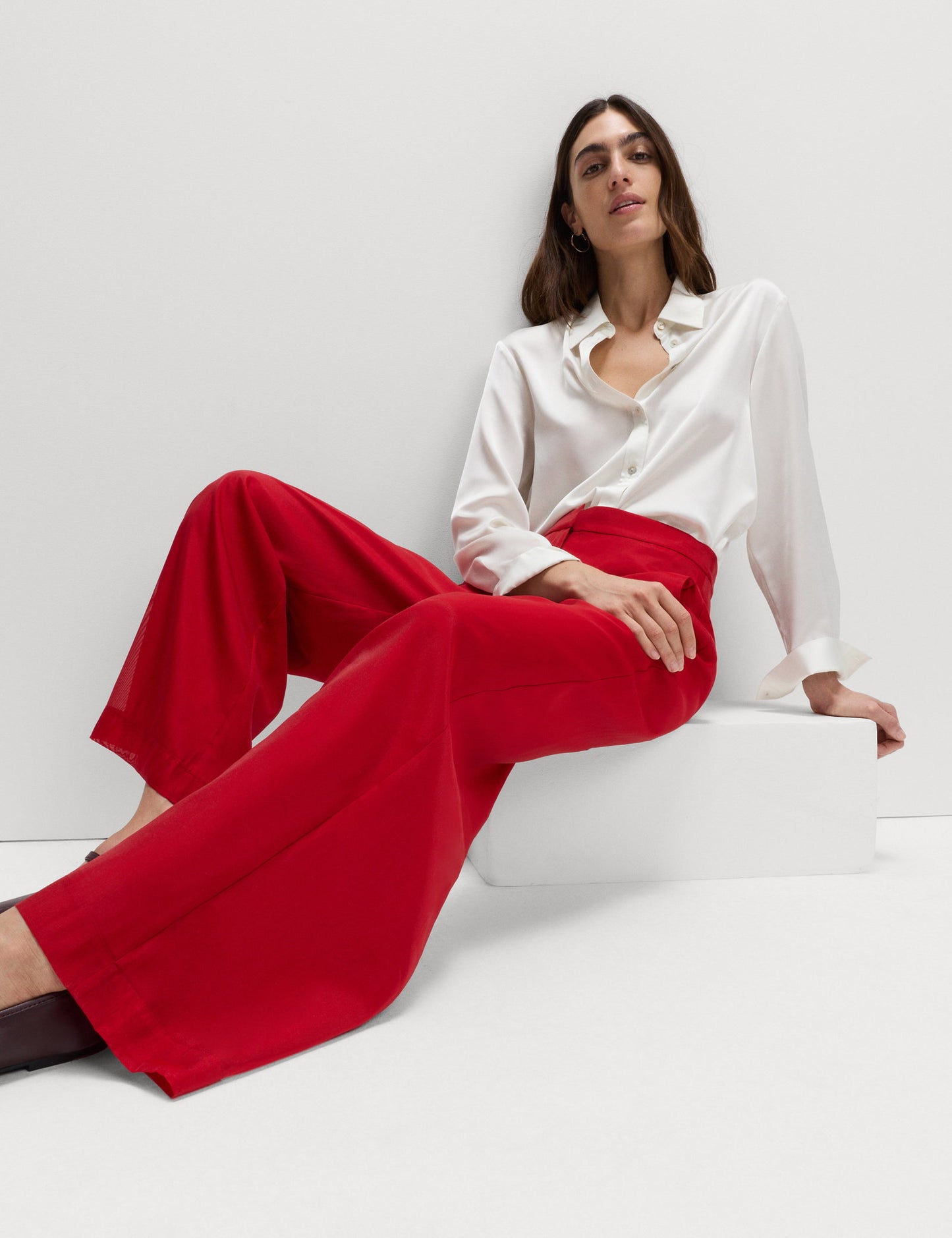 Organza Geniş Paça Pantolon