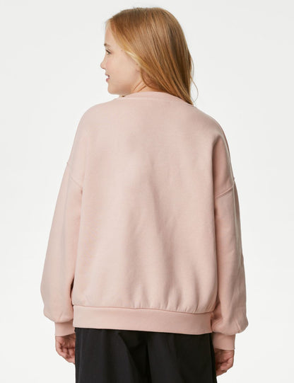 Regular Fit Yuvarlak Yaka Sweatshirt (6-16 Yaş)