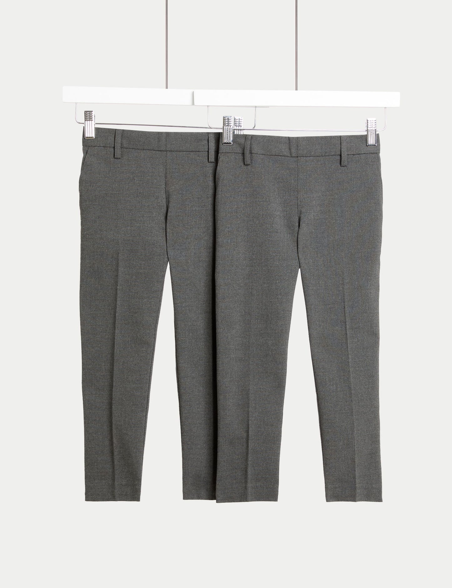2'li Erkek Çocuk Slim Fit Esnek Okul Pantolonu (2-18 Yaş)
