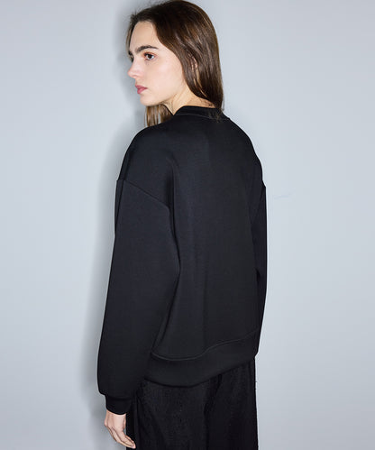 Üç Boyutlu Nakışlı Sweatshirt