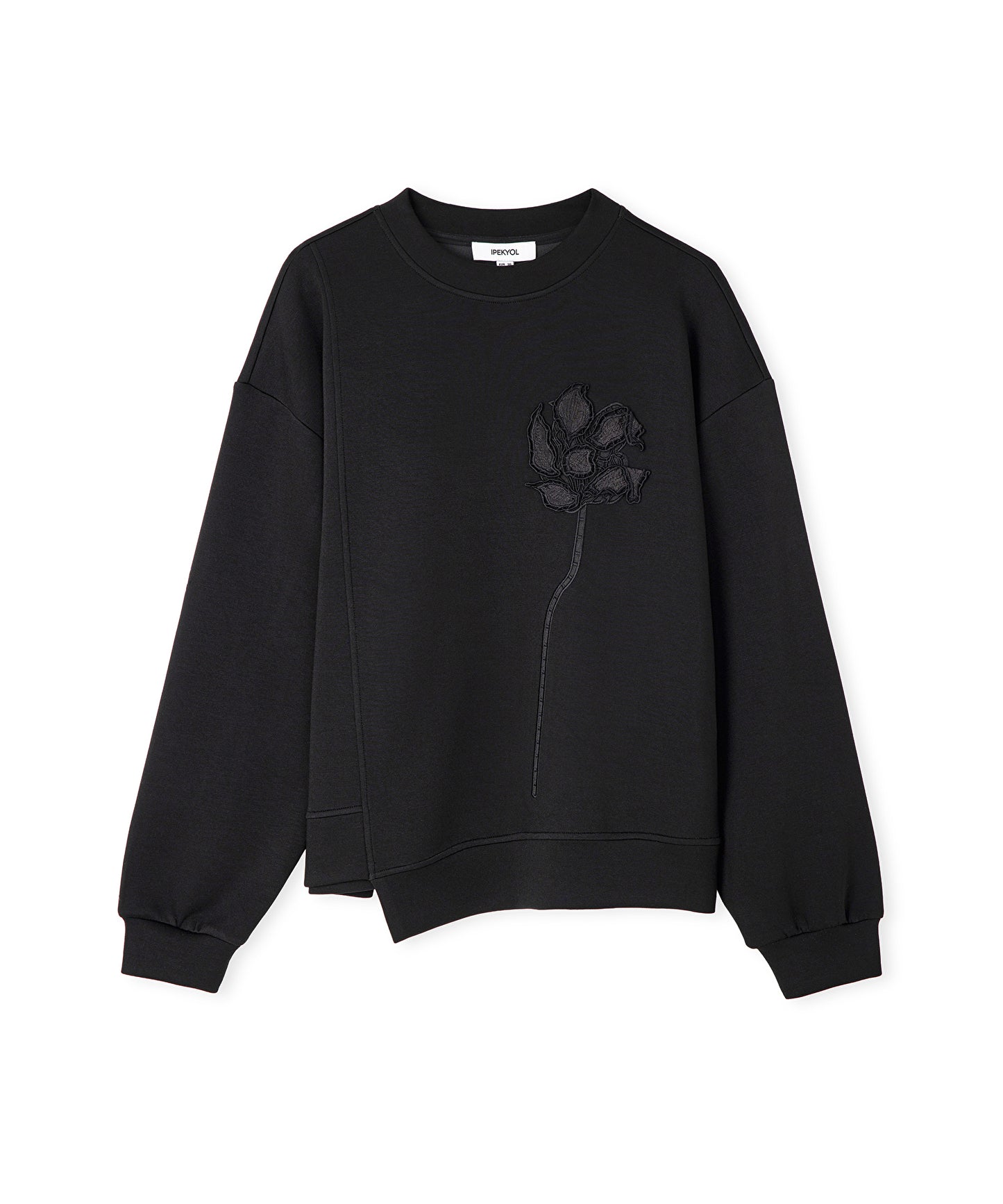 Üç Boyutlu Nakışlı Sweatshirt