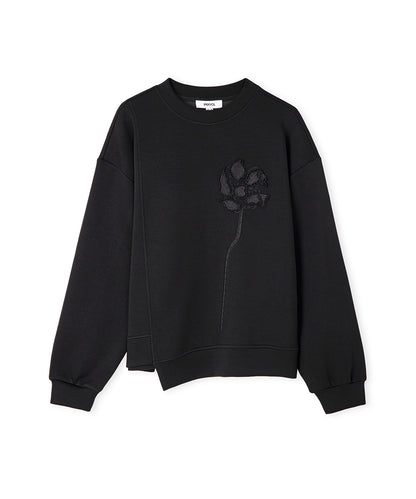 Üç Boyutlu Nakışlı Sweatshirt