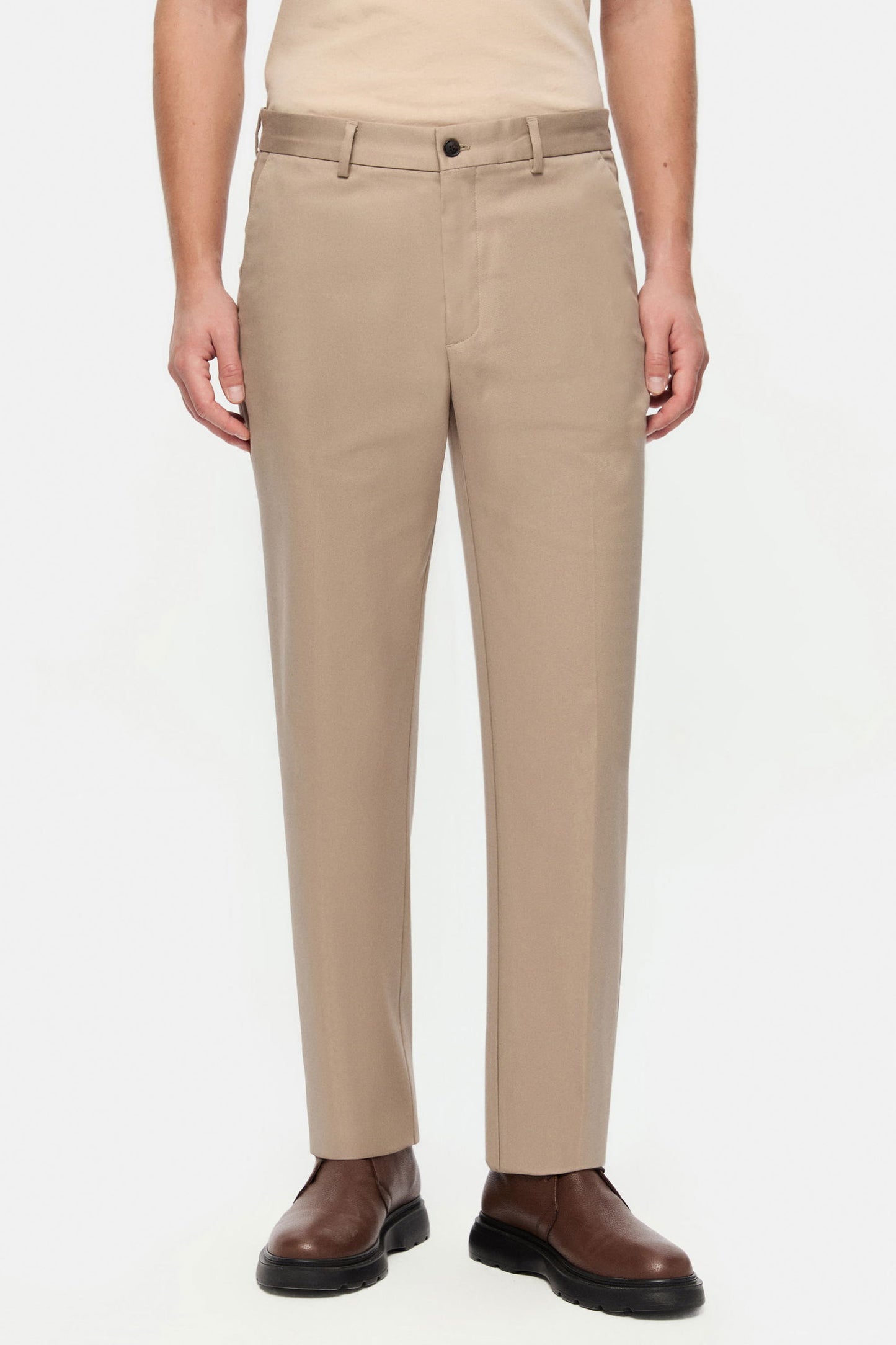 Damat Comfort Fit Vizon Flanel Kumaş Pantolon