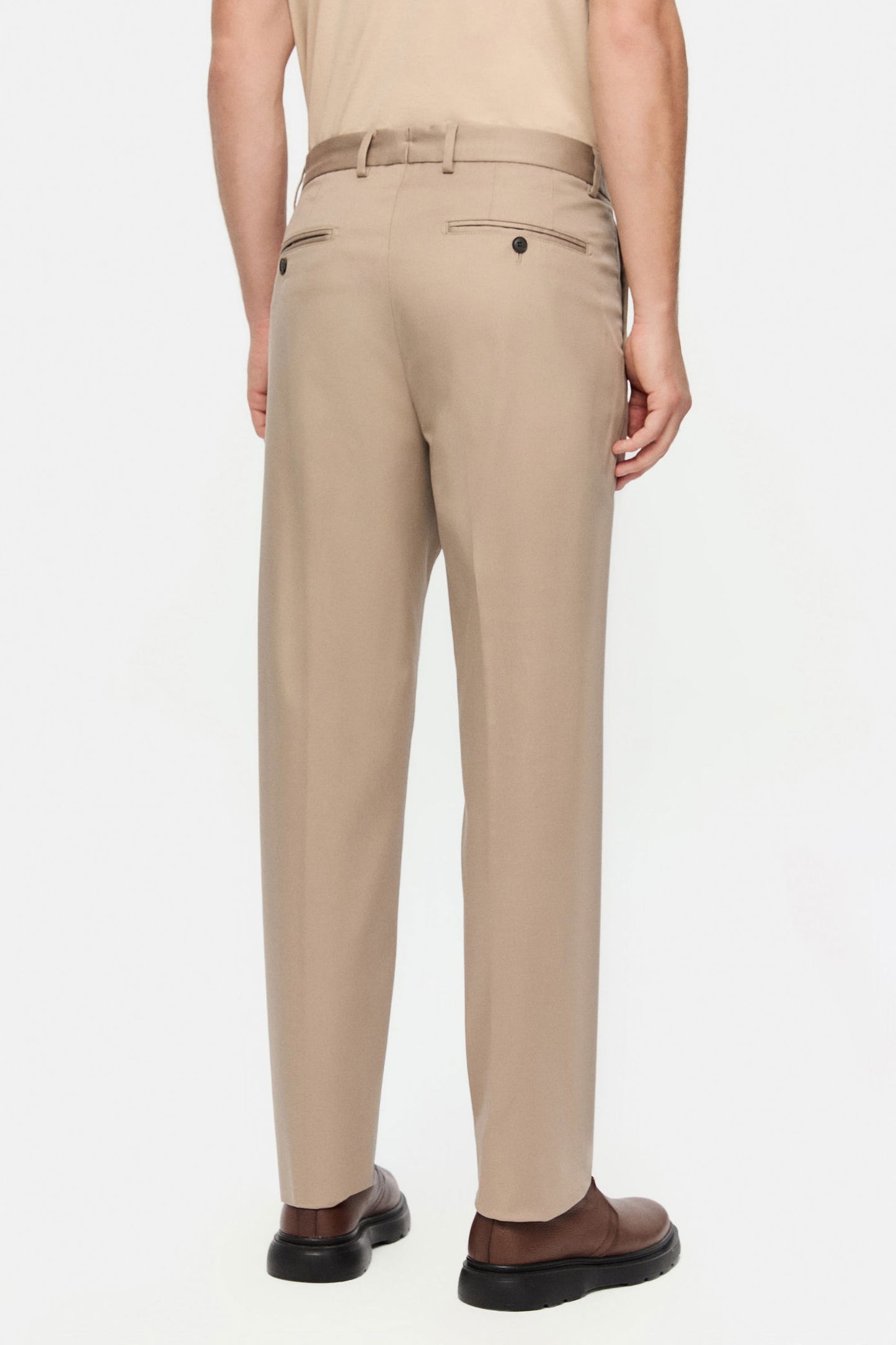 Damat Comfort Fit Vizon Flanel Kumaş Pantolon
