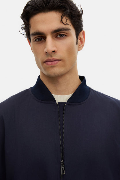Tween Relaxed Fit Lacivert Düz Mont