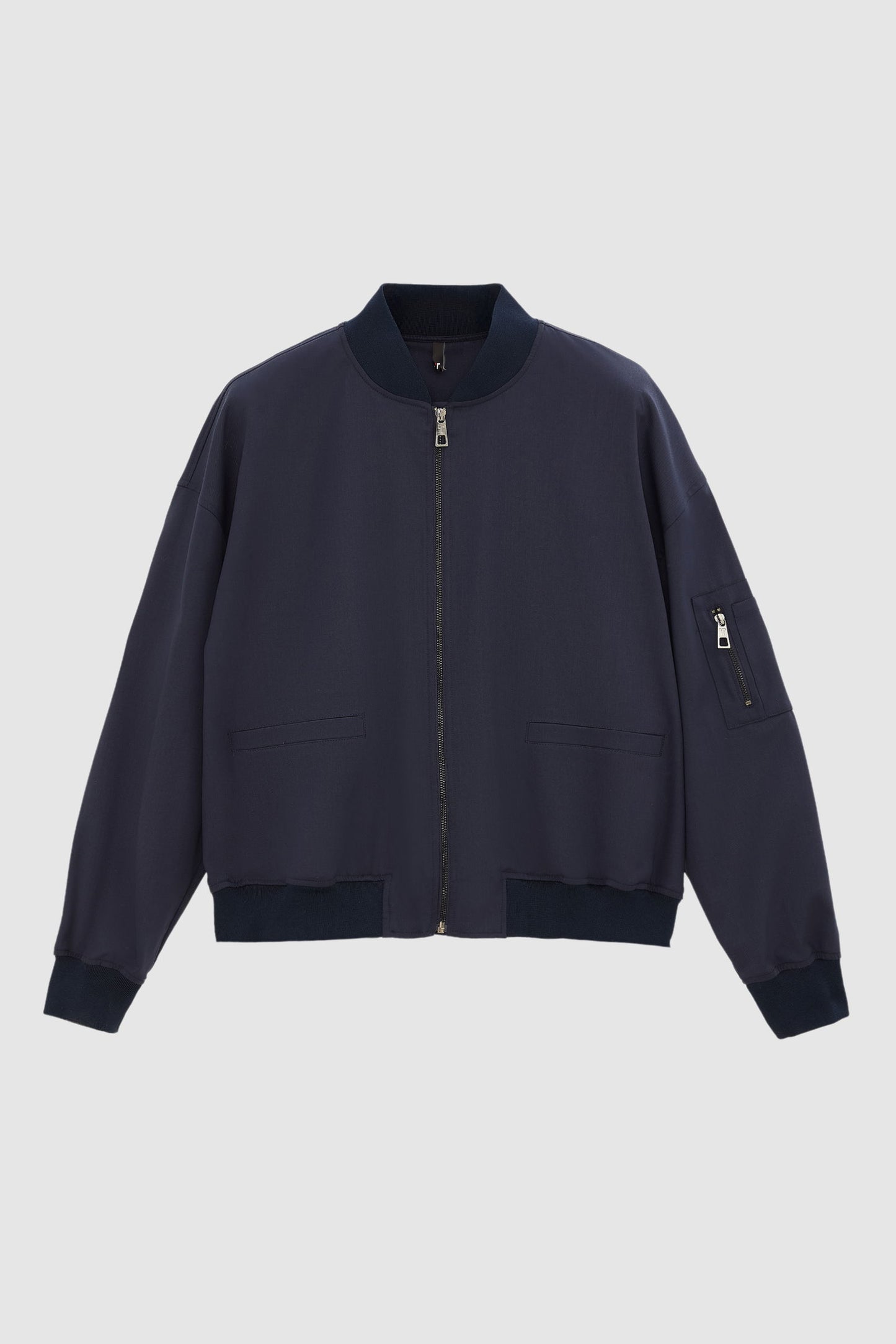 Tween Relaxed Fit Lacivert Düz Mont