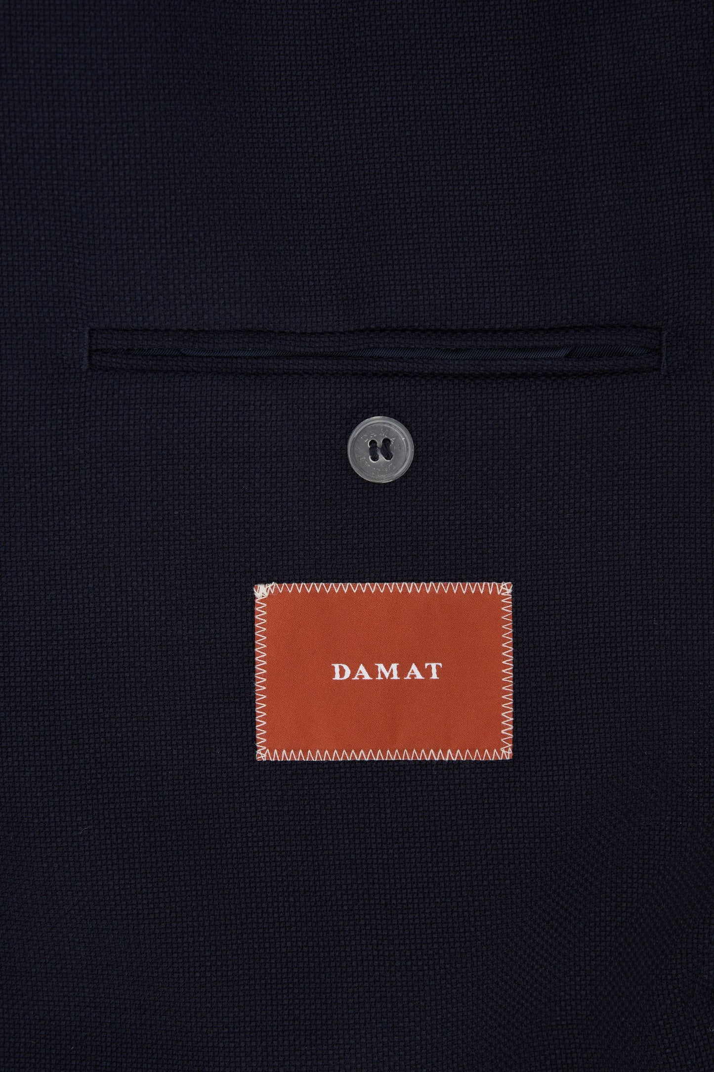 Damat Regular Fit Siyah Armürlü Kumaş Ceket