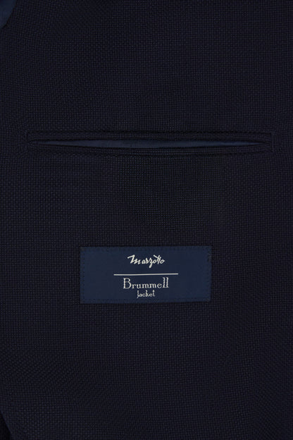 Damat Regular Fit Siyah Armürlü Kumaş Ceket